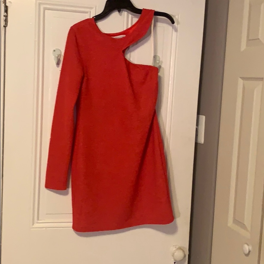 Sexy BCBG Red Knit Dress